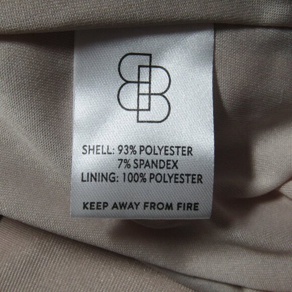 Baltic Born Sofia Champagne Velvet Maxi Dress Womens L Formal Wedding Holiday - Picture 8 of 10